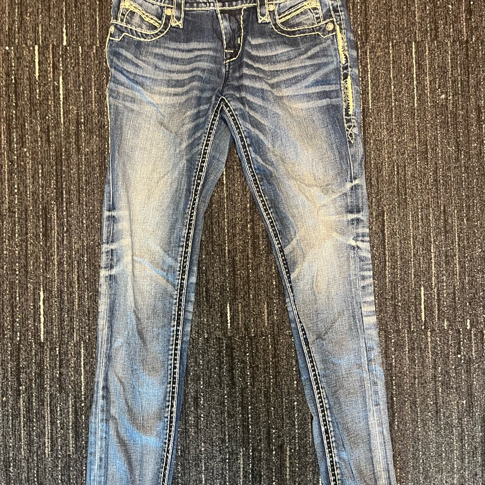 Rock Revival Dark Blue Jeans